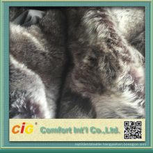 Printing Designs Artificial Fur Fabric for Dressing Stool